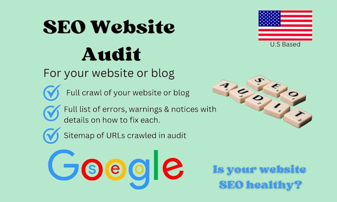 Gig Preview - Do a complete SEO audit of your website or blog