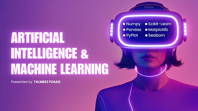 Gig Preview - Your machine learning expert, building smart solutions for you