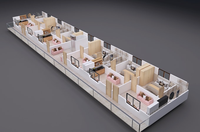 Gig Preview - Do floor planning ,interiors, exterior and 3d views