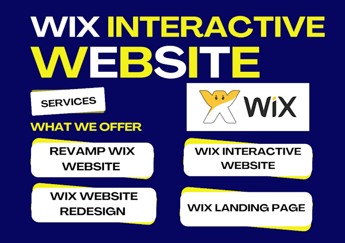 Gig Preview - Build wix interactive website custom wix velo animation interactive wix studio