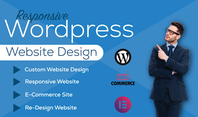 Gig Preview - Build responsive and modern wordpress website