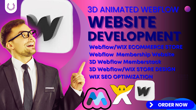 Gig Preview - 3d animated webflow 3d animated website 3d animated website 3d animated webflow