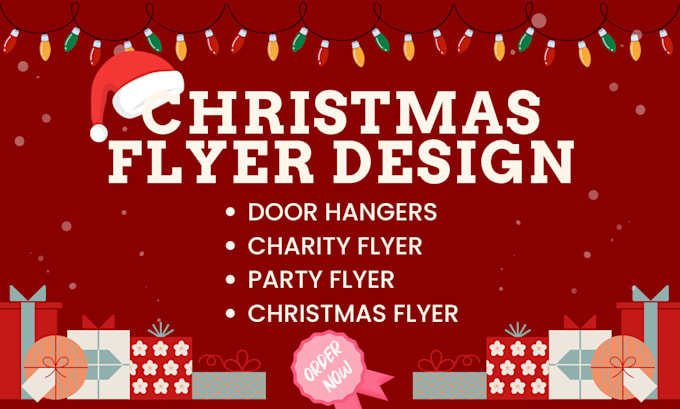 Gig Preview - Design your christmas flyer, logo, banner