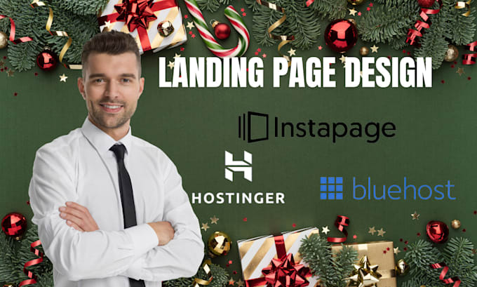 Gig Preview - Build landing page using instapage, ionos, hostinger bluehost