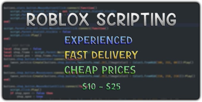 Bestseller - script anything on roblox for you