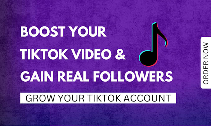 Gig Preview - Grow and promote your tiktok account organically