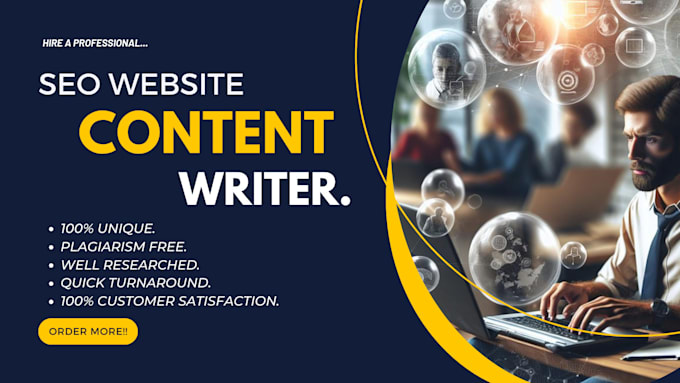 Gig Preview - Boost your online presence with expert SEO content writing