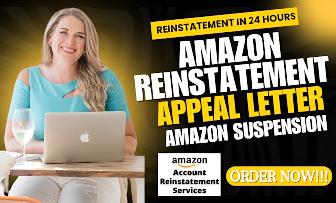 Gig Preview - Do amazon reinstatement appeal letter suspended amazon suspension