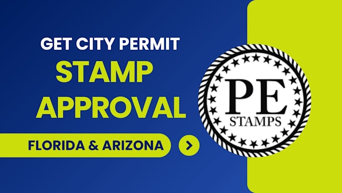 Gig Preview - Review stamp as licensed civil and structural engineer in florida and arizona