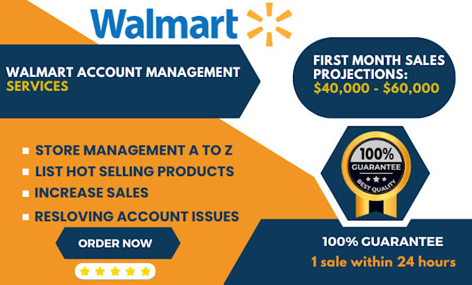 Gig Preview - Walmart two step dropshipping full store management