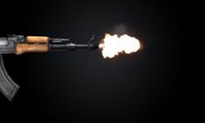 Gig Preview - Add muzzle flash fire explosion gunshot effect bullet shot vfx bullet hit effect