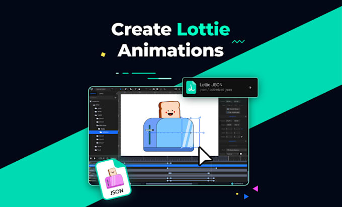 Gig Preview - Create stunning  web animation, lottie animation for web or app