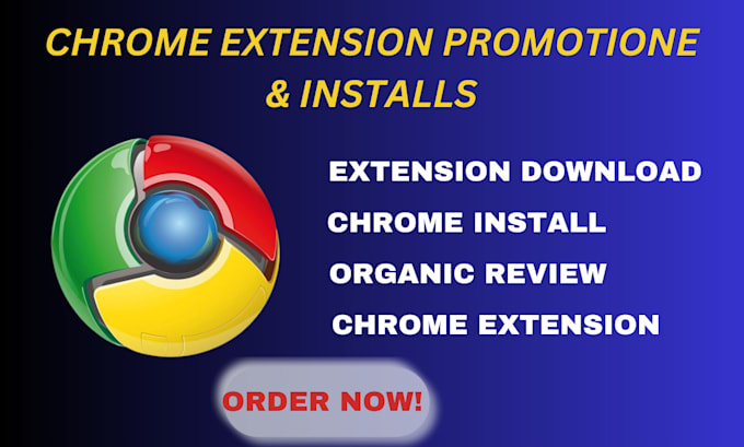 Gig Preview - Do chrome extension promotion chrome install extension download chrome review