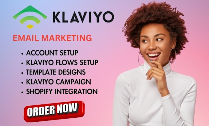 Gig Preview - Setup klaviyo email marketing, klaviyo flows, shopify marketing, shopify manager