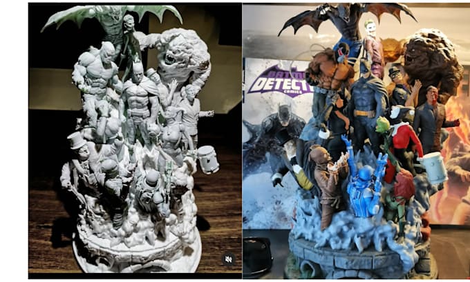 Gig Preview - 3d print and paint dnd boardgame figurine miniatures 40k aos warhammer painting