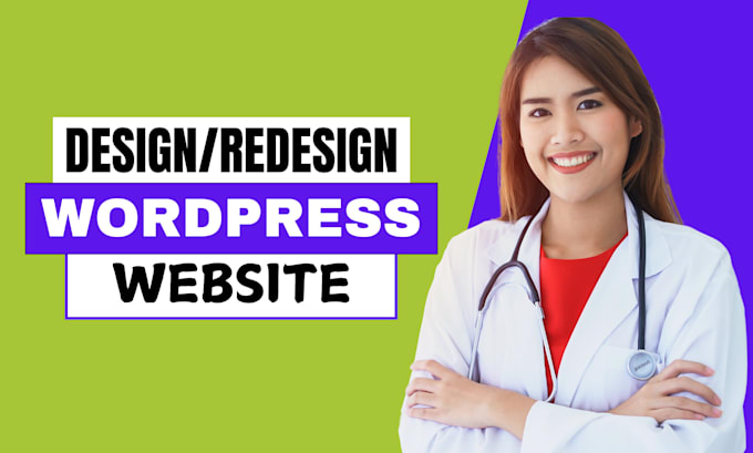 Gig Preview - Redesign wordpress website design using elementor pro