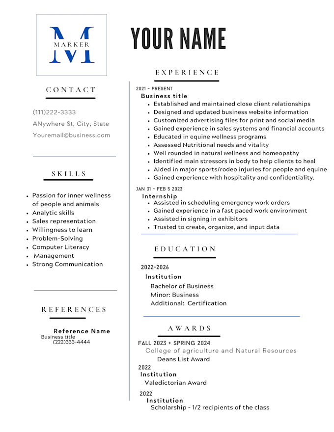 Bestseller - create a professional resume