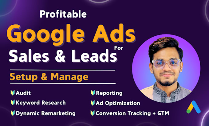 Gig Preview - Setup, audit google ads campaign PPC search campaign and dynamic remarketing ads