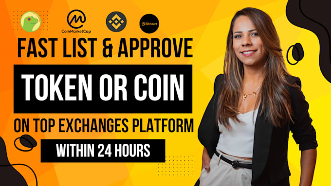 Bestseller - fast track your token and coin listing on top exchange platforms