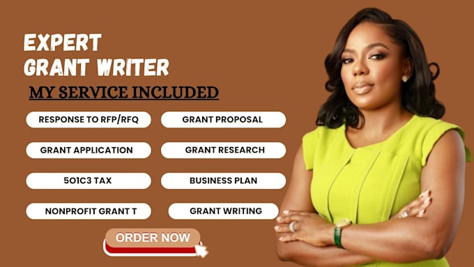 Bestseller - research nonprofit grant grant proposal writing business plan rfp grant writer