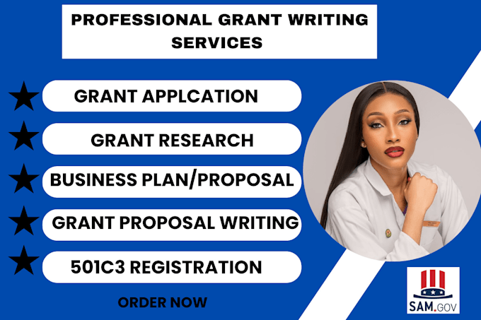 Gig Preview - Do grant proposal writing grant research apply grant business grant