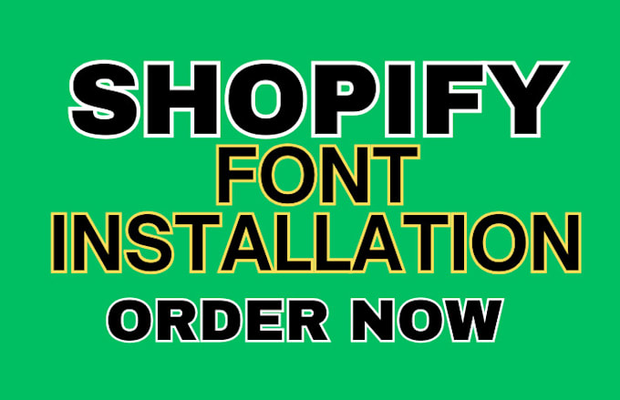 Bestseller - do shopify font installation design and redesign shopify store