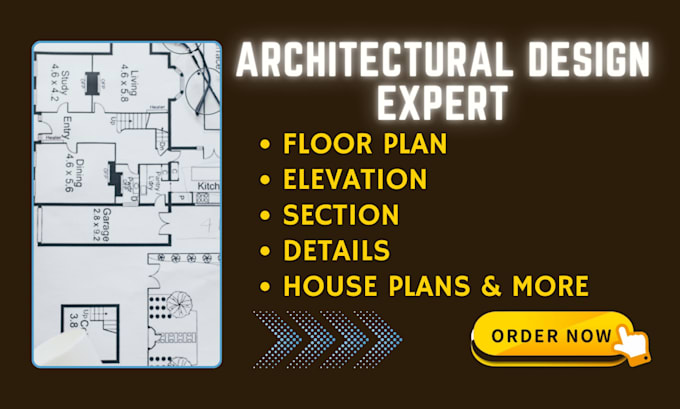 Gig Preview - Design architectural section in 2d autocad dwg from any PDF or jpg sour