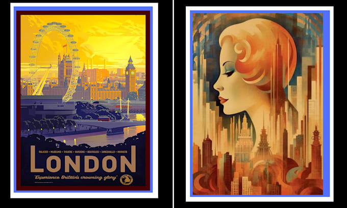 Gig Preview - Do retro vintage poster,  event, movie posters, wall art deco, minimalist poster