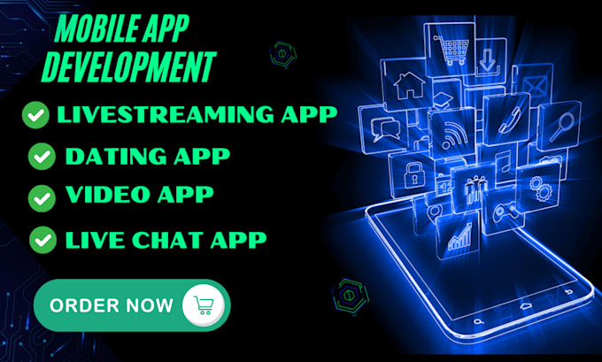 Gig Preview - Develop live streaming app ,chat app, onlne dating app, video chat application