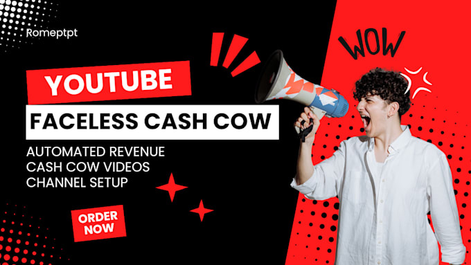 Gig Preview - Create automated cash cow video, cash cow channel, cash cow youtube