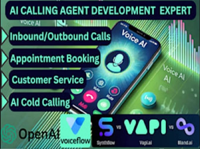 Gig Preview - Build ai salesman agent, voip ai solution, callbot ai agent, b2b2c ai agent, crm