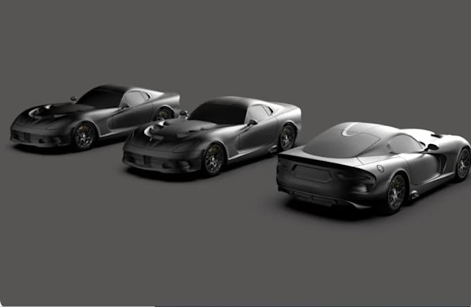 Gig Preview - Do 3d modeliing, rc car model, rc model for 3d printing with blender, solidworks