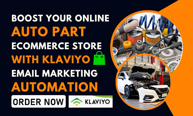 Gig Preview - Setup automotive klaviyo marketing car shopify dropshipping auto part website