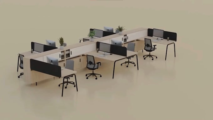 Gig Preview - Do furniture animation, 3d product animation video, 3d animation video