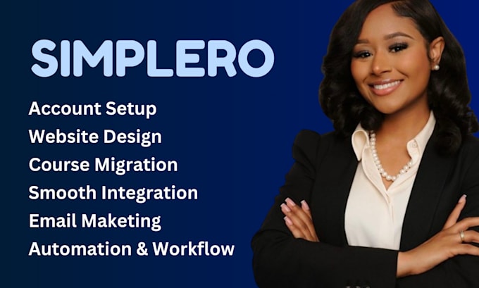 Gig Preview - Simplero automation online courses membership sites