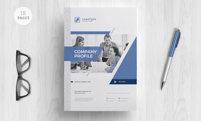 Bestseller - do professional business brochure design, company profile, booklet design, flyer