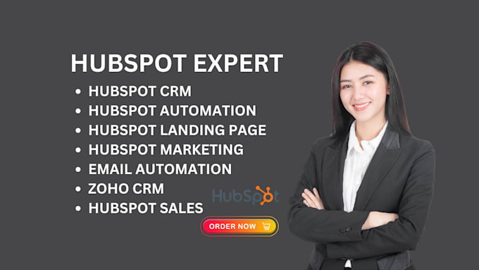 Gig Preview - Setup hubspot crm hubspot sales hubspot automation hubspot landing page