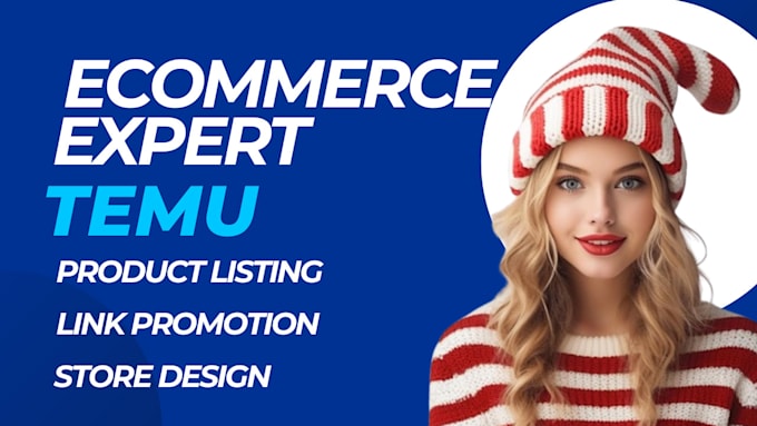 Gig Preview - Temu store design temu link promotion shopify dropshipping zendrop store setup