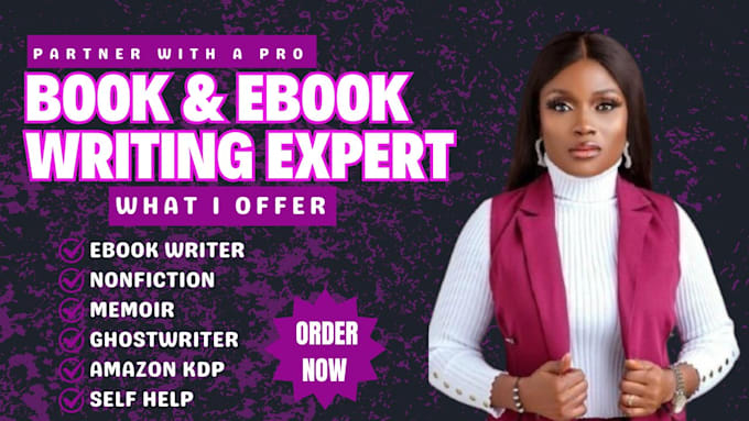 Gig Preview - Be your prolific ebook writer, skilled nonfiction writer, amazon KDP ghostwriter