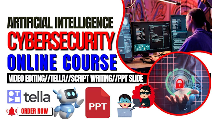 Gig Preview - Do ai online, kajabi course, ppt slides, video editing using tella