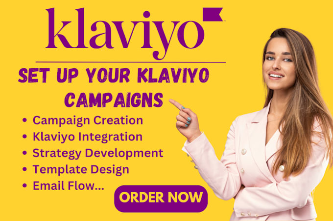 Gig Preview - Create klaviyo campaign, klaviyo shopify, klaviyo email template design