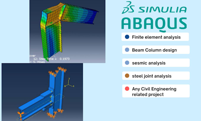 Gig Preview - Do structural engineering finite element analysis with abaqus cae