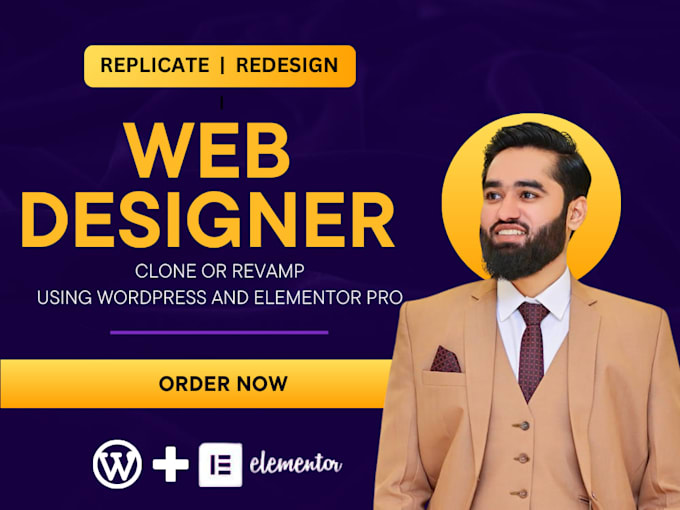 Gig Preview - Design,redesign clone revamp wordpress website ecommerce website duplicate site