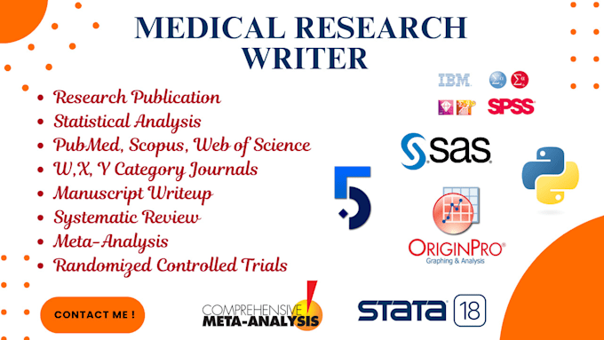 Bestseller - medical publications, writing manuscripts, and statistical analysis