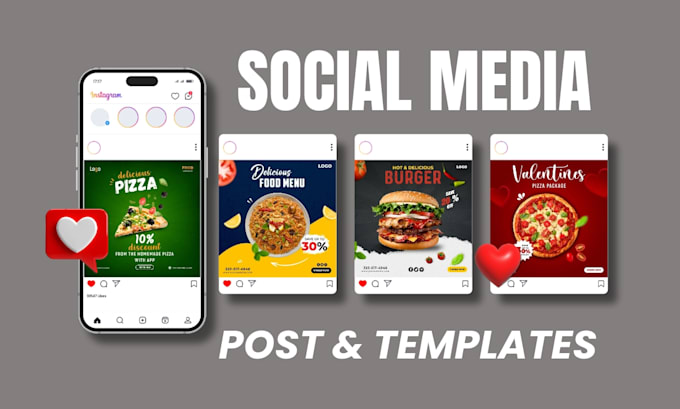 Gig Preview - Design social media posts and editable canva templates