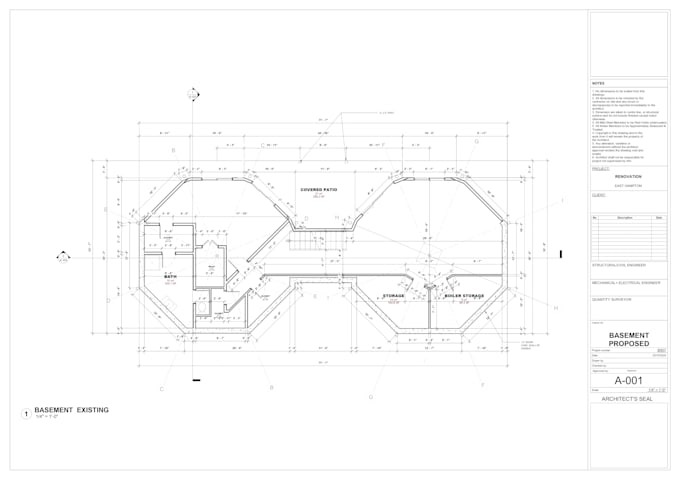 Gig Preview - Draft architectural plans mep hvac landscape site plan elevation in autocad