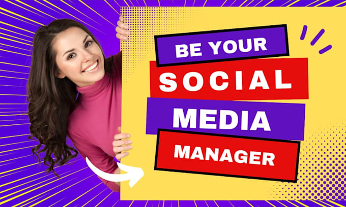 Gig Preview - Be your social media marketing manager and content creator for your business