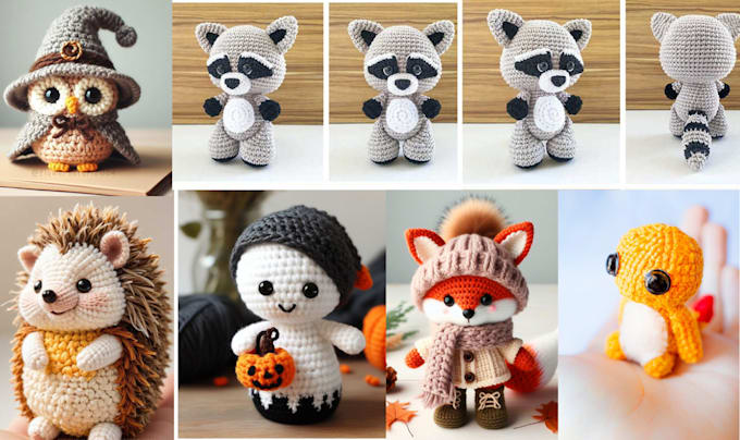 Gig Preview - Write amigurumi crochet pattern toys crochet pattern, christmas crochet for esty