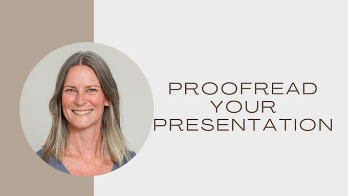 Bestseller - proofread and copy edit your presentation to perfection