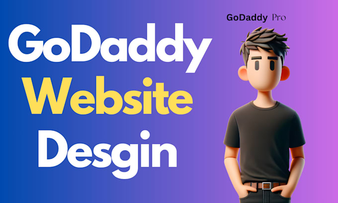 Bestseller - build a stunning, professional, and responsive godaddy website design